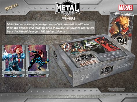 marvel metal universe trading card blaster box stores|skybox metal universe trading cards.